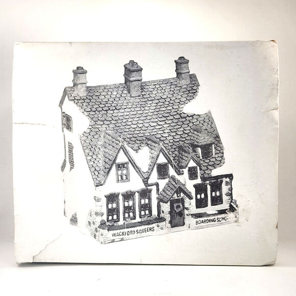 Dept 56 Dickens' Village Nicholas Nickleby Wackford Squeers Boarding School - Picture 13 of 16